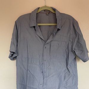 Men’s Toad and co Blue Button Up